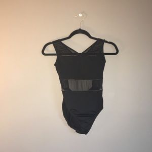 Black ballet leotard motionwear dance/ballet